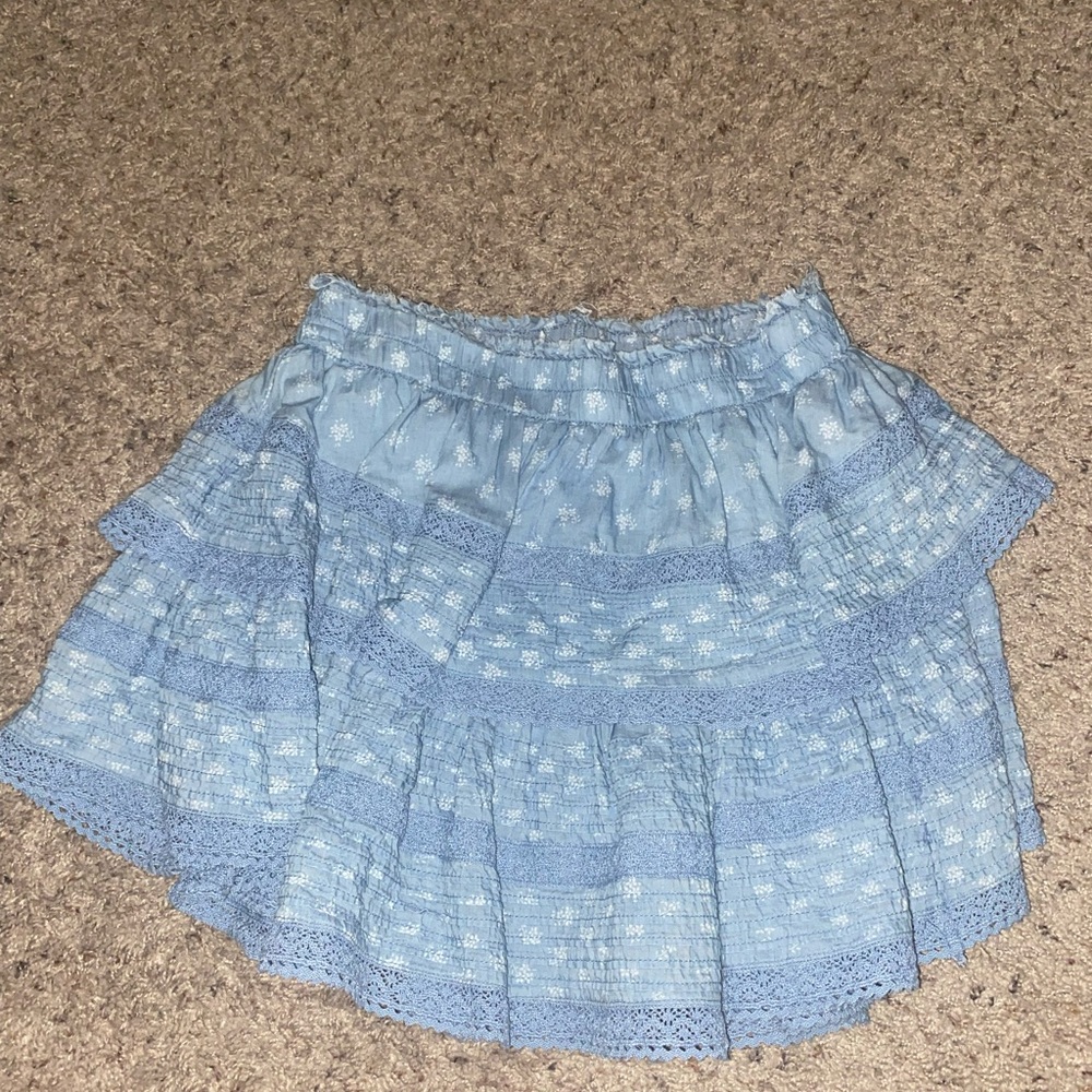 aerie ruffle skirt